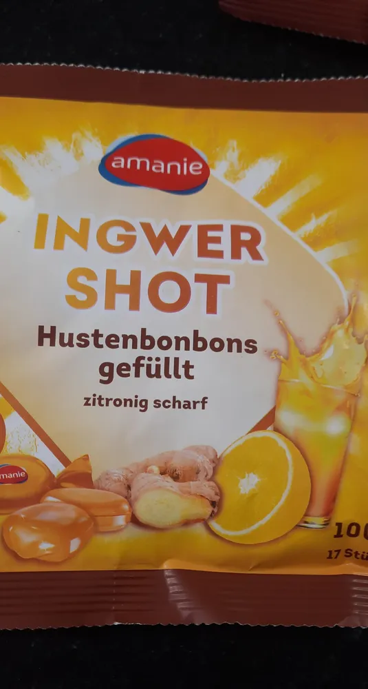 INGWER SHOT Hustenbonbons gefüllt