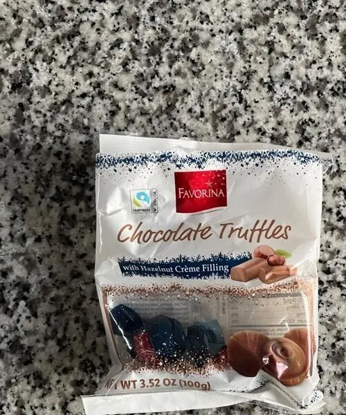 Chocolate Truffles with Hazelnut Crème Filling