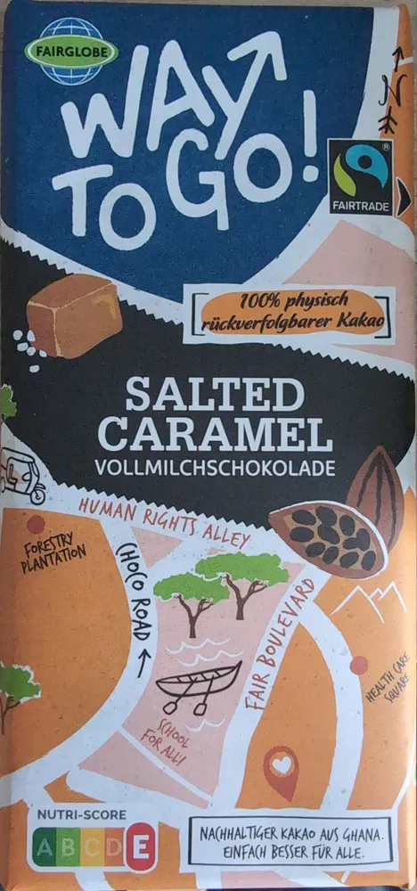 salted caramel Vollmilchschokolade