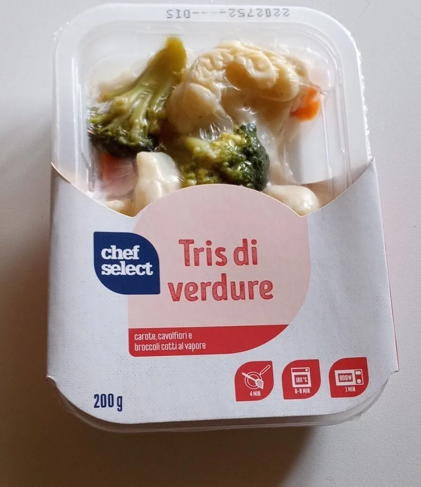 Tris di verdure