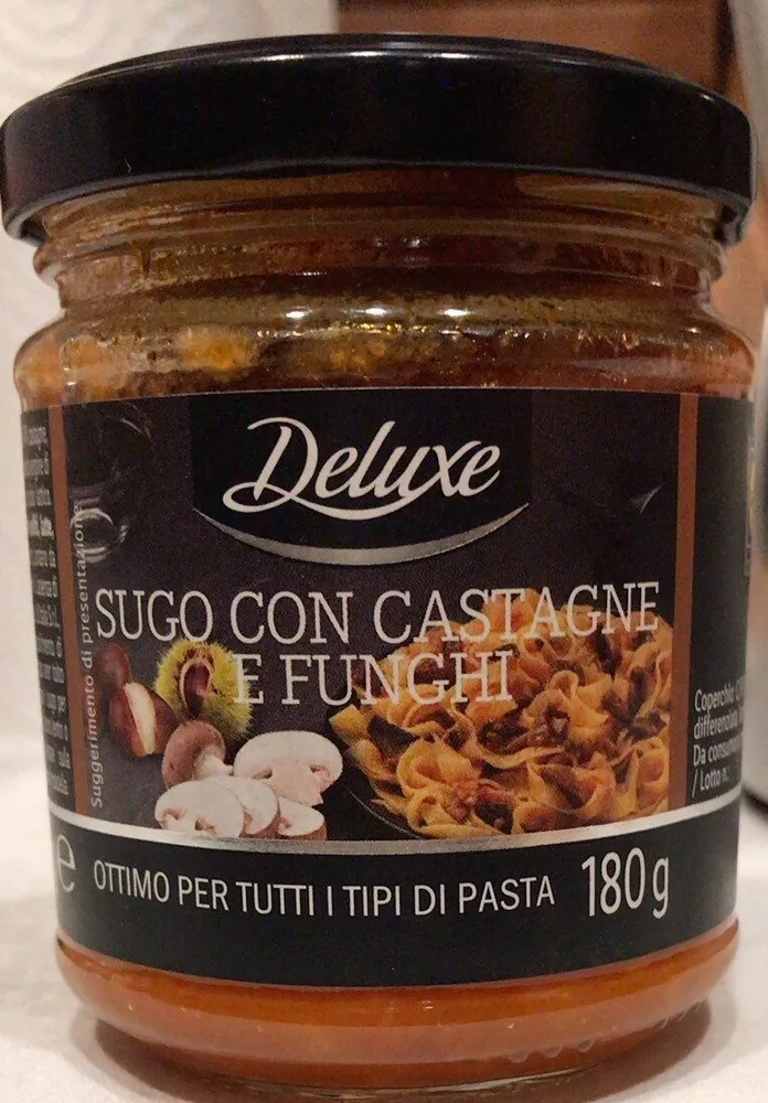 Sugo con castagne e funghi