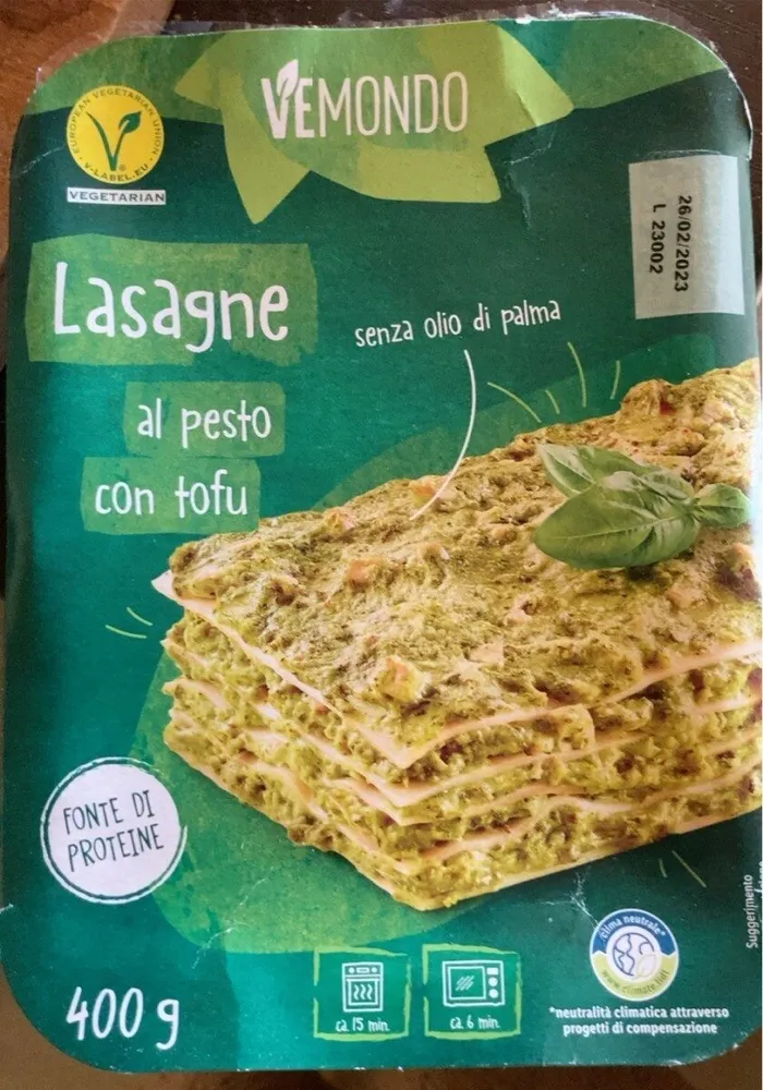 Lasagne al pesto con togu