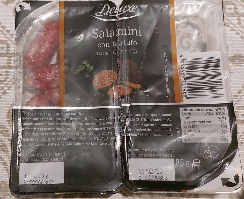 Salamini con tartufo