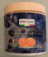 Sorbetto al mandarino tardivo di Ciaculli