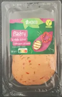 Plastry w stylu Lyoner z grillowanymi warzywami na bazie białka z grochu