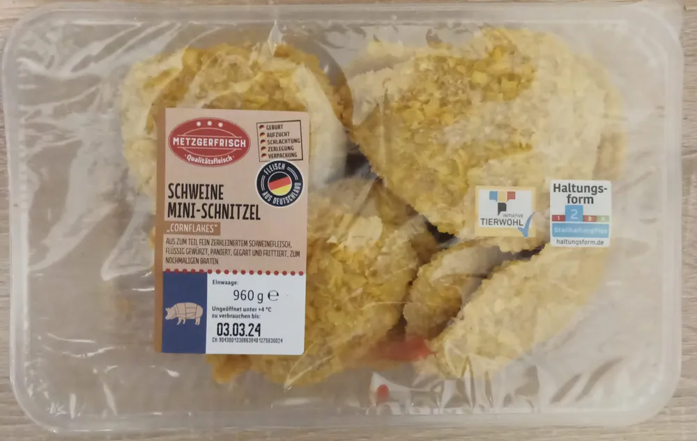 Schweine Mini-Schnitzel