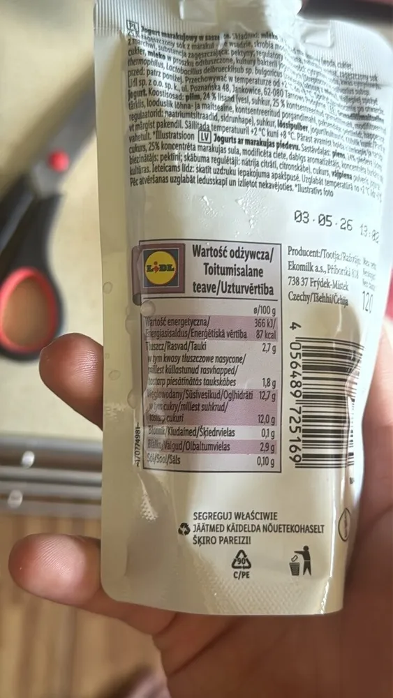 Jogurt marakujowy