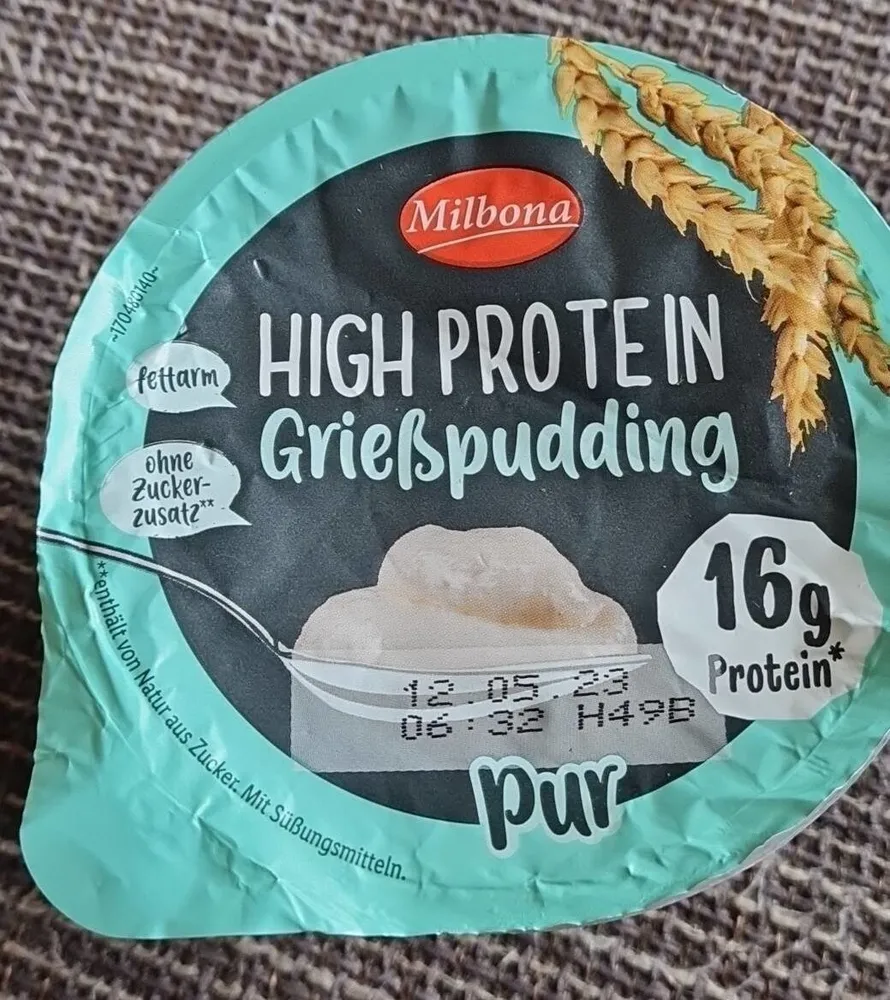 Milbona High Protein Grießpudding