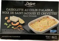 Cassolette ou colin Dallas cas noix de Saint-Jacques