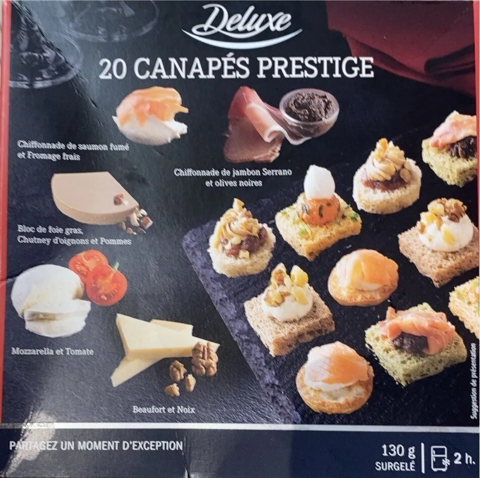 20 canapés prestige