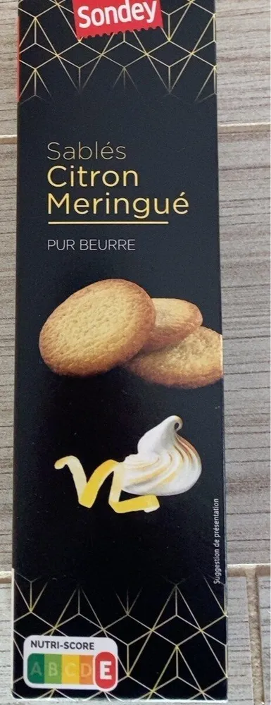 Sablés citron meringué