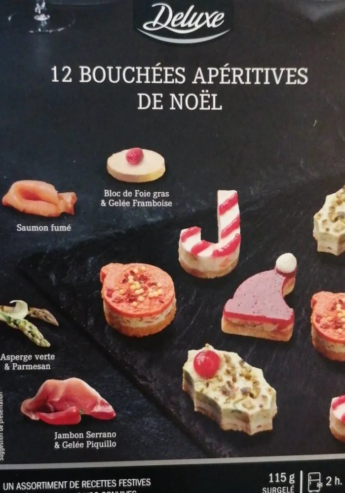 12 bouchées apéritives de Noël
