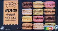 Macarons - Vanille, pistaches, café, framboise, citron, chocolat
