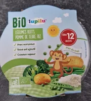 Légumes verts, pomme de terre, riz