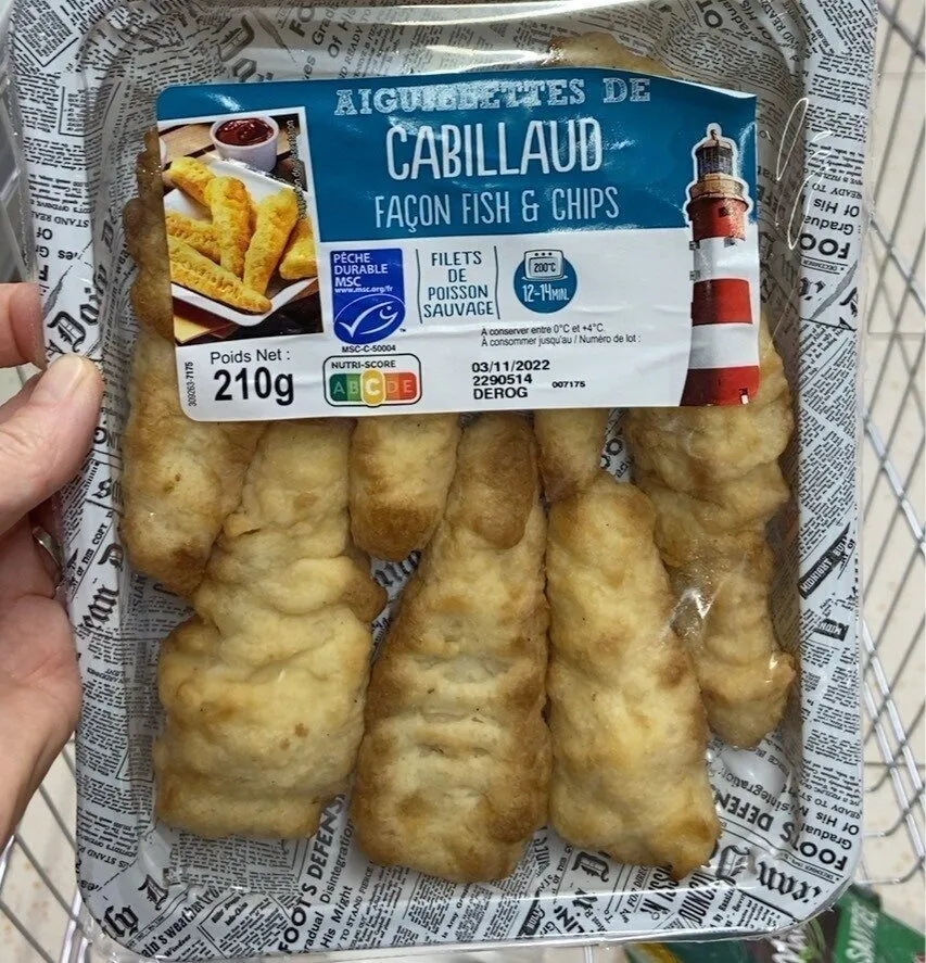 Aiguillettes de Cabillaud