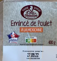 Émincé de poulet a la mexicaine