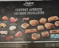 Coffret apéritif 100 mini feuilletés