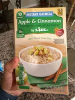 Apple & cinnamon instant oatmeal