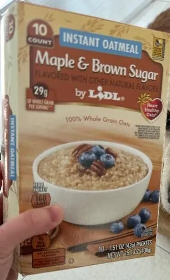 Maple & Brown Sugar Instant Oatmeal