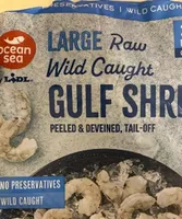Large raw wild caught gulf shrimp