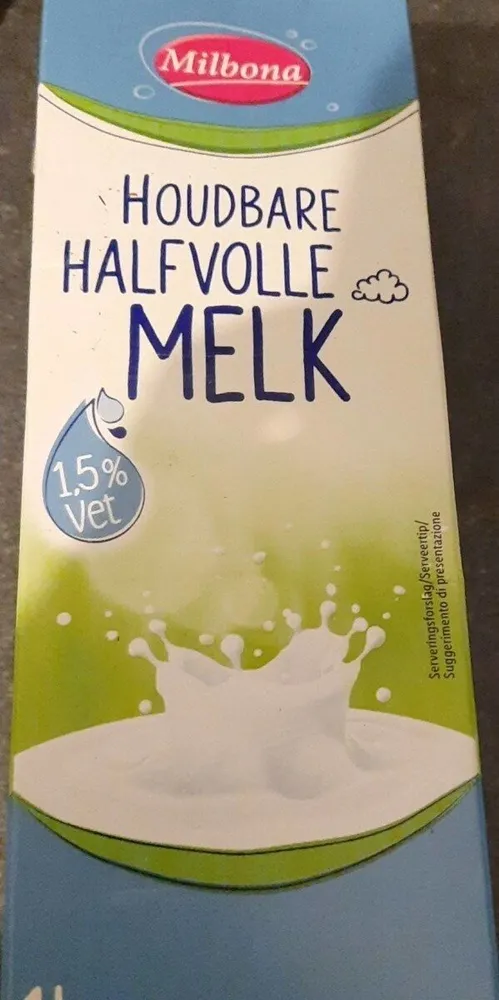 Houdbare halfvolle melk 1,5