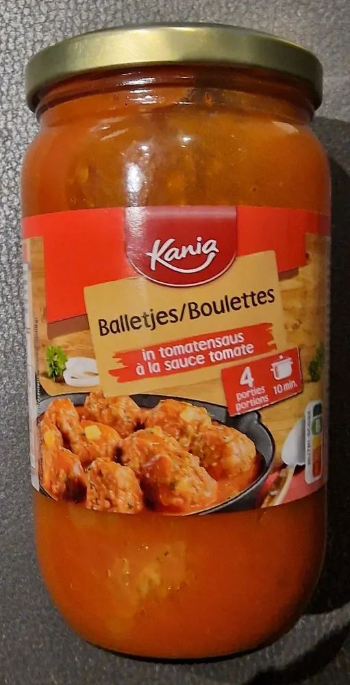 balletjes in tomatensaus