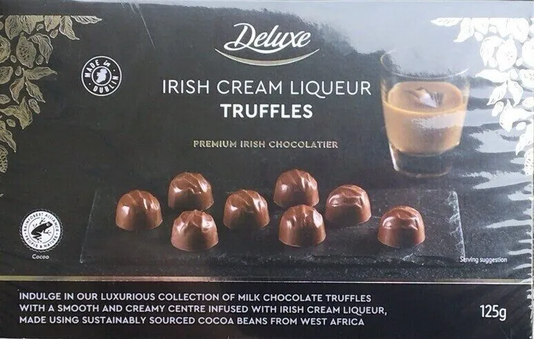 Irish cream liqueur truffle