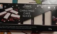 Christmas cake slices