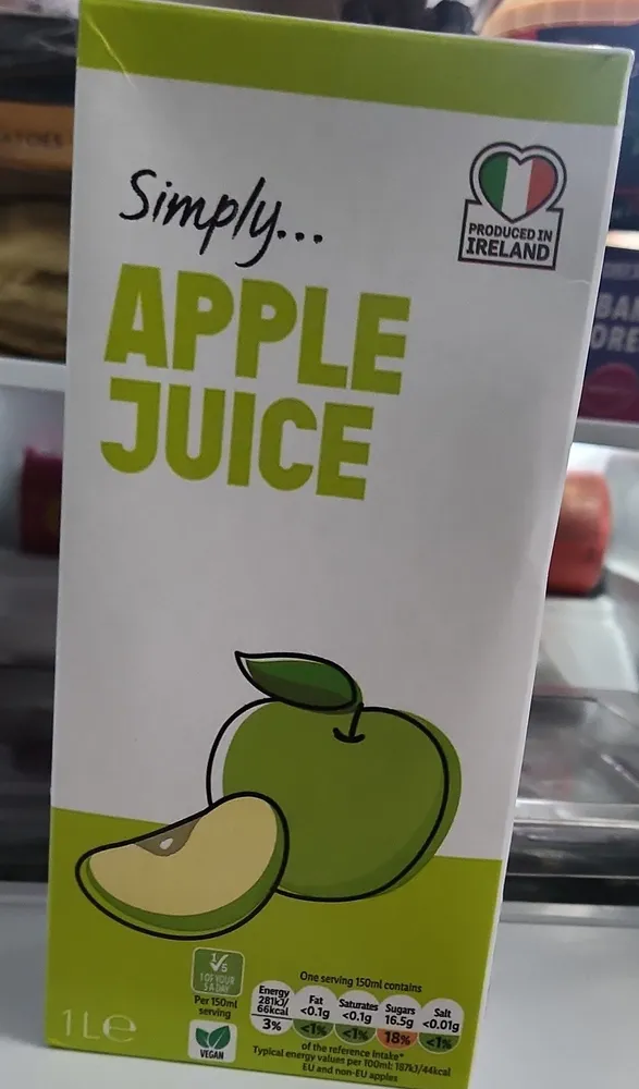 Apple Juice (From Concentrate)