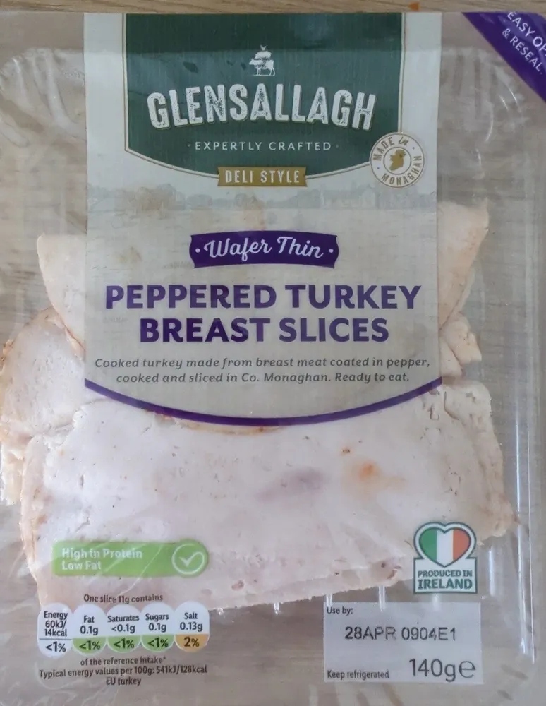 Peppered Turkey Breast Slices