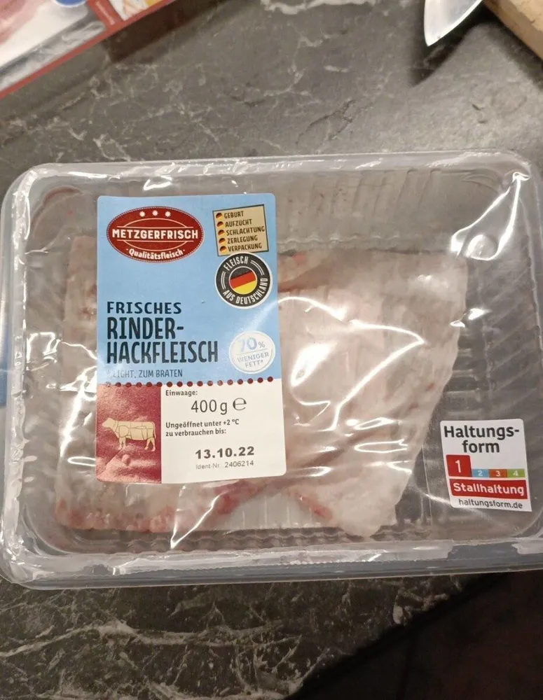 Frisches rinder-hackfleisch