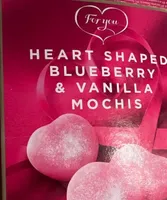 HEART SHAPED BLUEBERRY & VANILLA MOCHIS