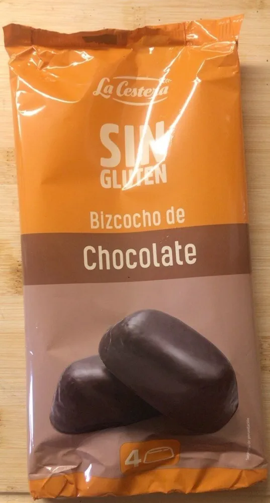 Bizcocho chocolate sin gluten