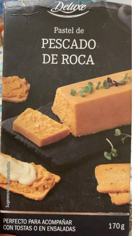 Pastel de pescado de roca