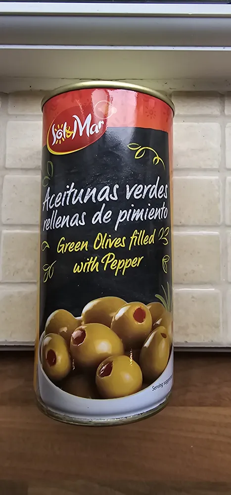Green Olives Filled With Pepper