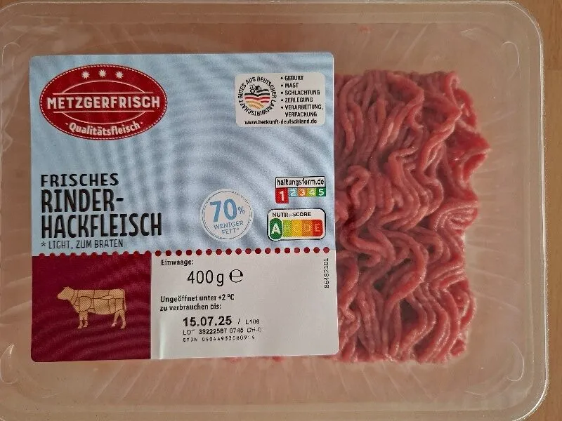 Frisches rinderfleisch