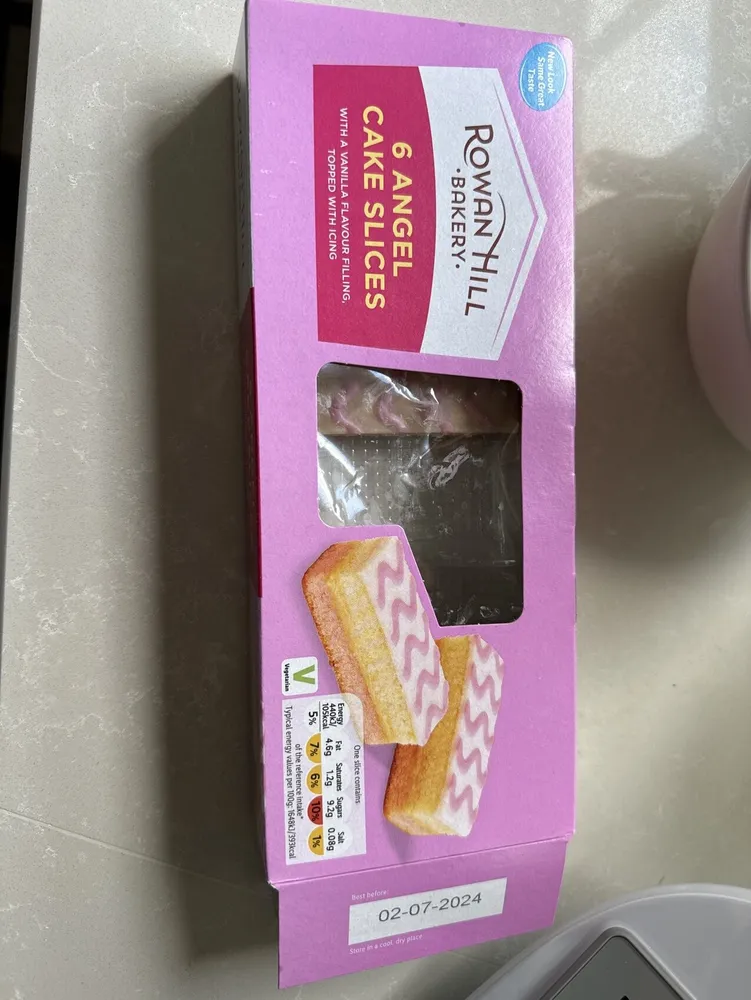 Angel Cake Slices