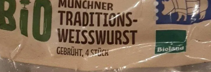 Bio Traditionsweißwurst