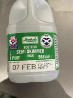 Scottish Semi Skimmed Milk