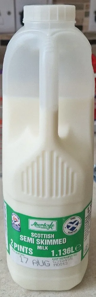 SCOTTISH SEMI SKIMMED MILK