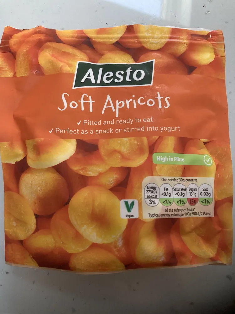 Soft Pitted Apricots