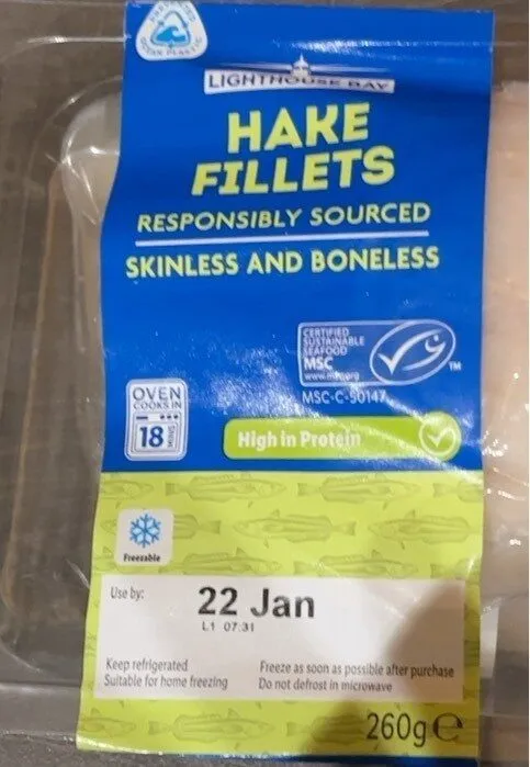Hake fillets