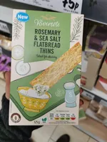 Rosemary & Sea Salt Flatbread Thins