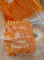 5 New York Style Sesame Bagels