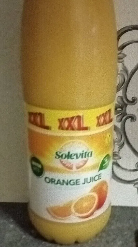 Orange juice pure squeezed fruit