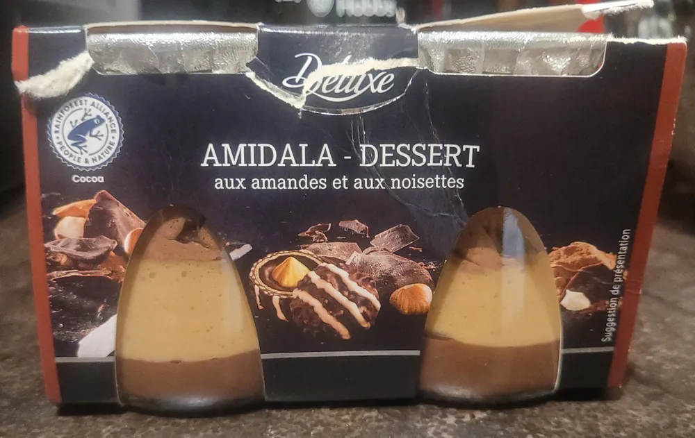 AMIDALA - Dessert aux amandes et aux noisettes