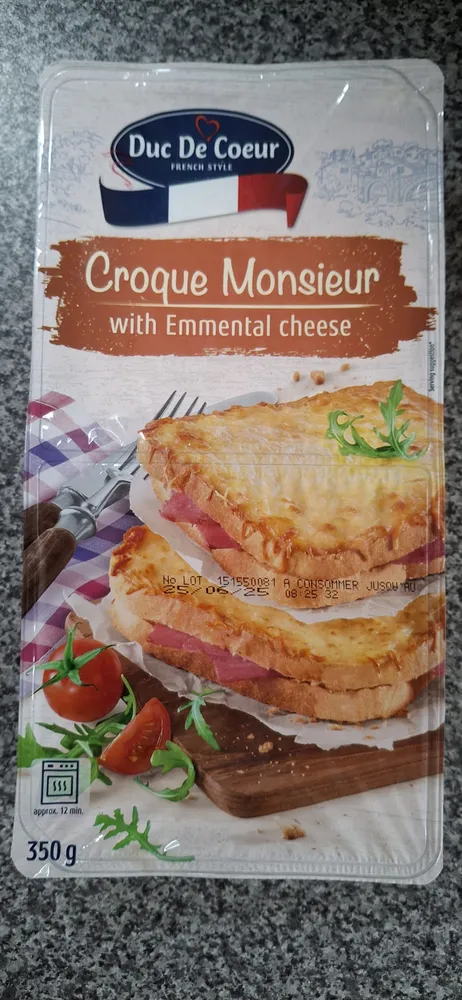 Croque Monsieur with Emmental Cheese