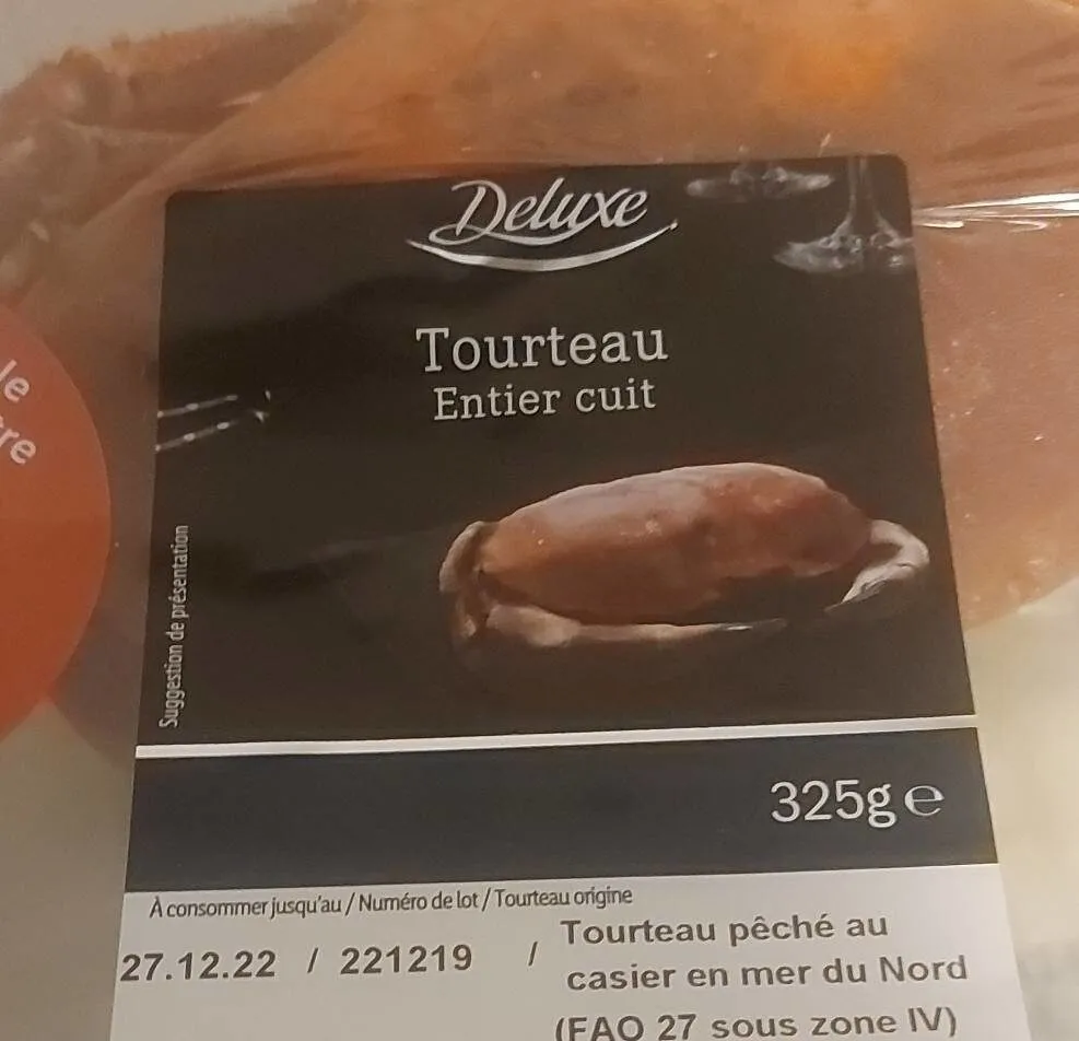 Tourteau entier cuit