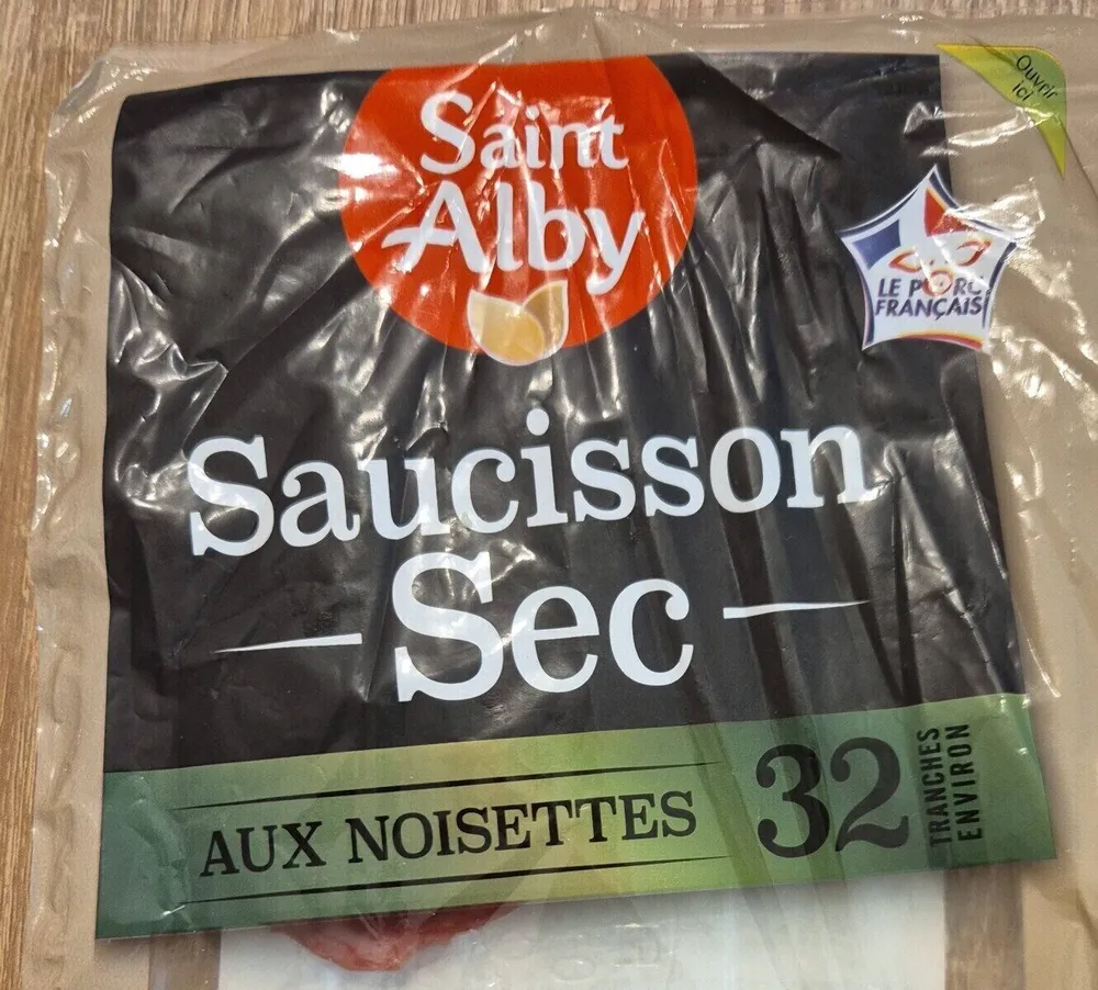 Saucisson Sec Noisettes