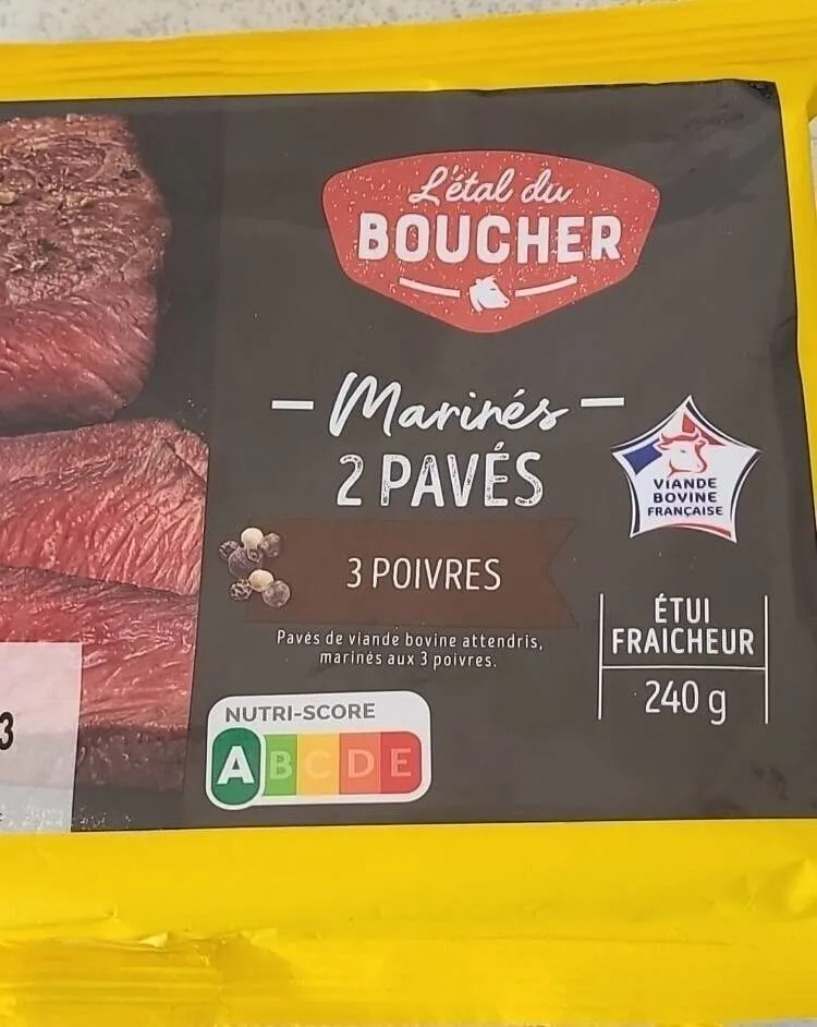 Marinés 2 pavés 3 poivres
